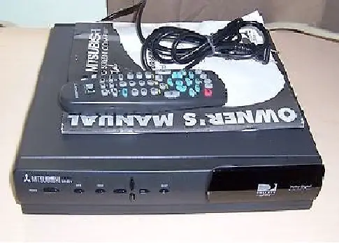 Mitsubishi Sr-sd1 Digital Setalite Receiver Owners Manual