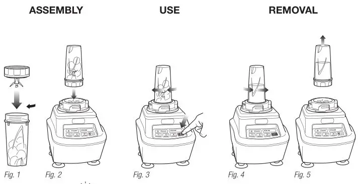 Ninja BL770 Series Mega Kitchen System - Assembly and Use for the Nutri Ninja ® Cup