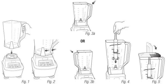 Ninja BL770 Series Mega Kitchen System - Fig. 1-5