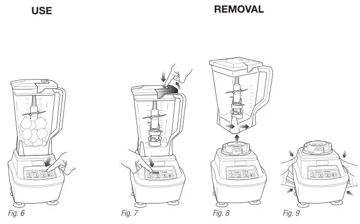 Ninja BL770 Series Mega Kitchen System - Fig. 6-9