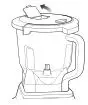 Ninja BL770 Series Mega Kitchen System - open the drizzle hole on the top