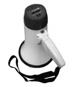 CALIFONE PA-8 Megaphone with 122 Foot Range Siren