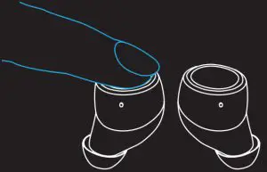 TEAC TWSMJV5 True Wireless Earbuds - touch key