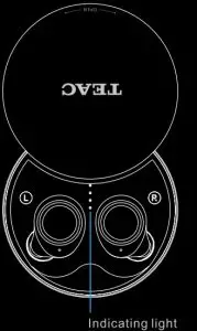 TEAC TWSMJV6 True Wireless Earbuds with Wireless Charging - Charging Case Power