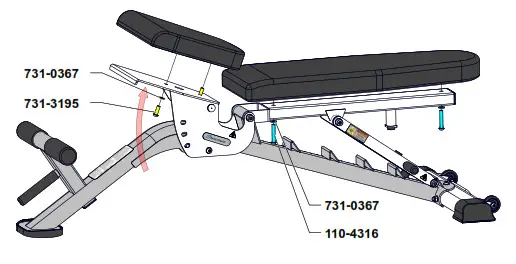 NAUTILUS 9NN-B7501-29AGS Core Health and Fitness Multi- PROCEDURE 2