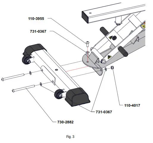NAUTILUS 9NN-B7501-29AGS Core Health and Fitness Multi- PROCEDURE