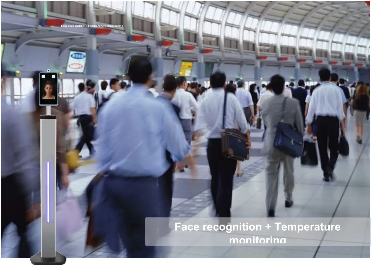 Kiosk Temperature Scanner Station Tower 1 - Product Function