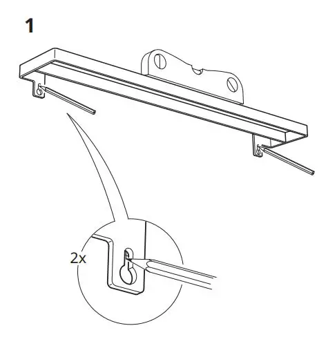 IKEA 404.287.07 SKOGSVIKEN Towel Rail fig2