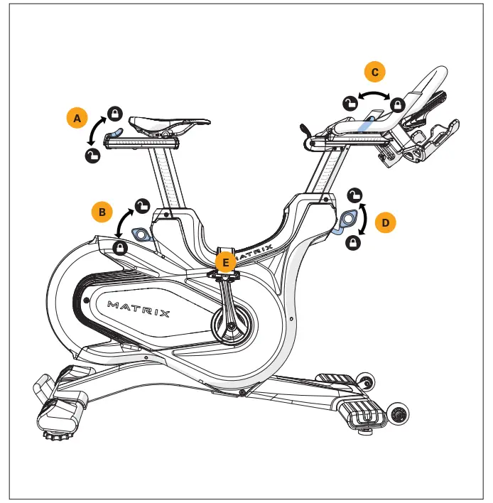 HOW TO ADJUST THE INDOOR CYCLE