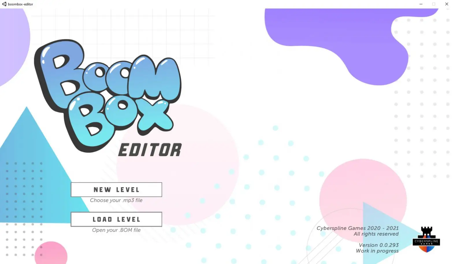 CYBERSPLINE GAMES Boombox Editor
