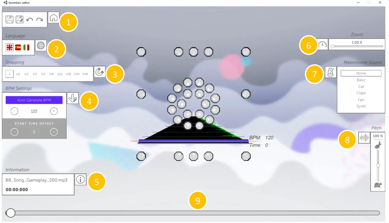 CYBERSPLINE GAMES Boombox Editor 2