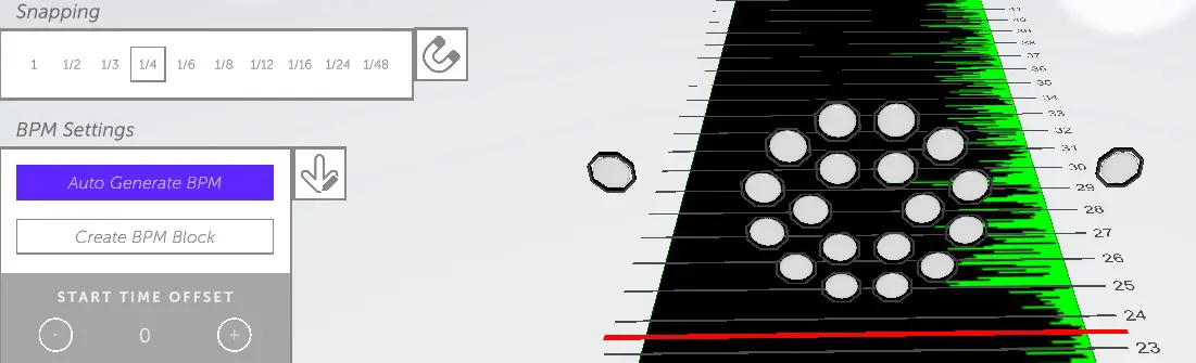 Create a BPM Block anywhere on the timeline