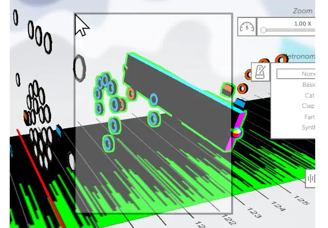 Note selection (with Right Mouse Button)