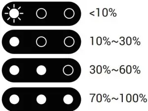 Charging Case Light Language