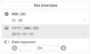 TASHI DEREK VB608 Video Baby Monitor User - Set time date