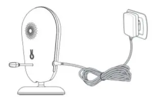 TASHI DEREK VB608 Video Baby Monitor User - power supply