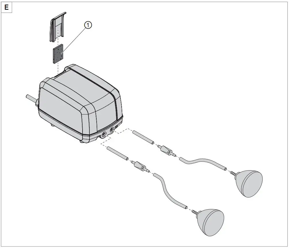 EHEIM Air500 Pond Air Pump User Manual - Spare parts