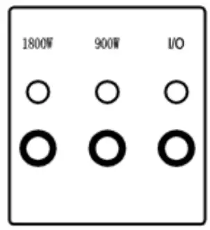 Qlima EFE2018 Electric Heater with Flame Effect - control