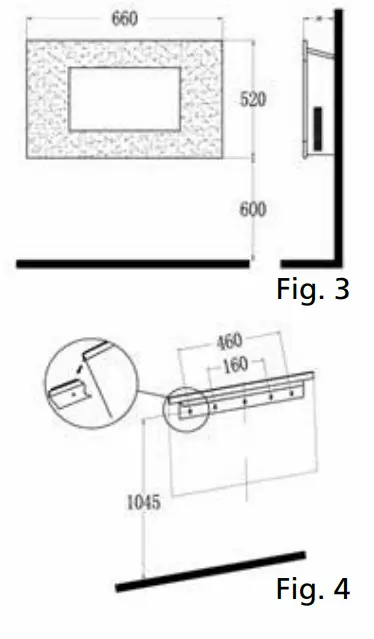 Qlima EFE2018 Electric Heater with Flame Effect - fig1