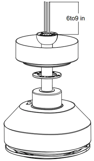 Attaching the fan to the electrical box
