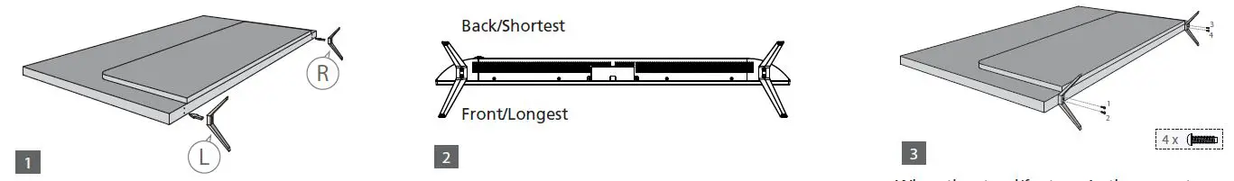 Setting up the TV set for the fi rst time 1