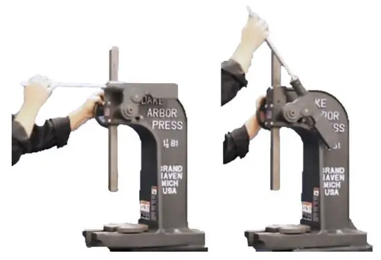 DAKE 4M Compound Leverage Arbor Press - figure 1