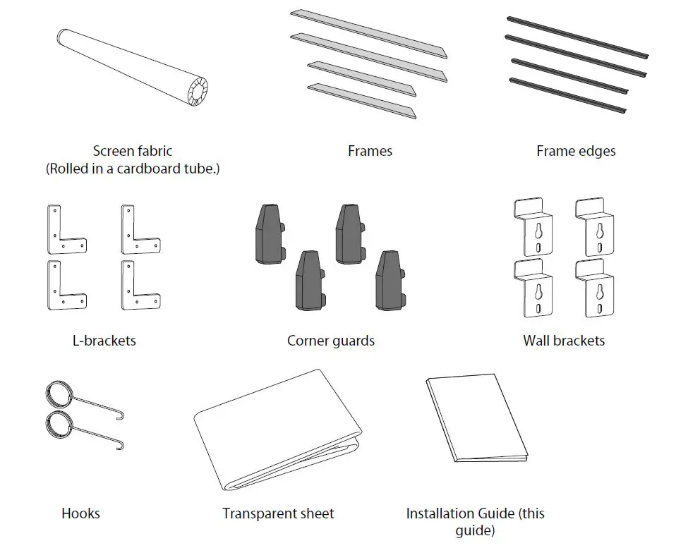 EPSON ELPSC35 100 Inch Projector Screen fig 4