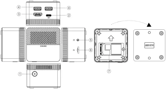CHUWI LarkBox Pro Product Interface Description