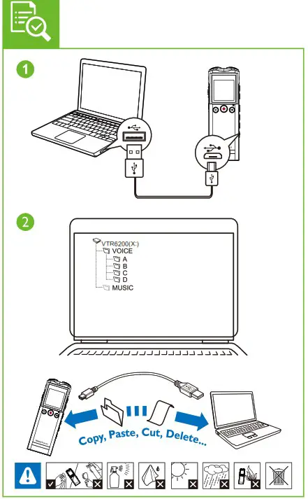 PHILIPS VTR6200 Voice Tracker - overview 1