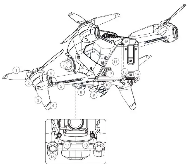 dji FPV Drone Combo with Motion Controller 1