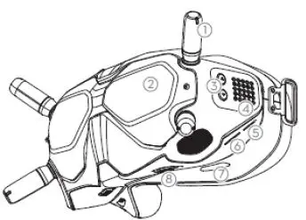 dji FPV Drone Combo with Motion Controller 2