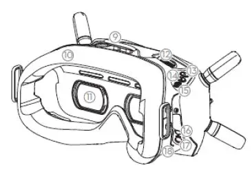 dji FPV Drone Combo with Motion Controller 3