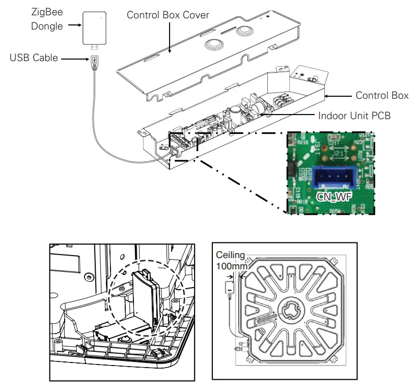 LG MFL71683201 Air Conditioner - Cassette