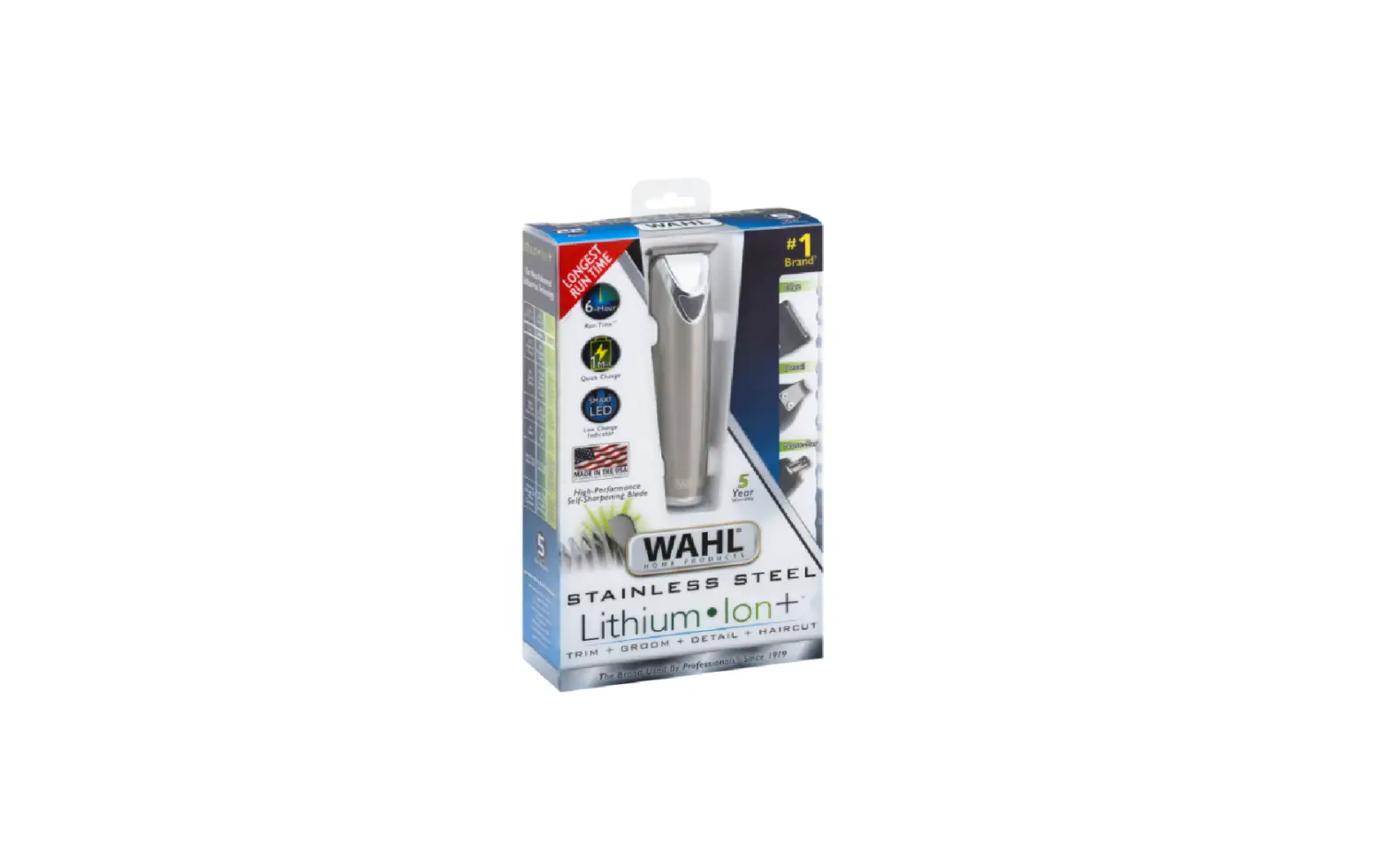 Wahl 9818 Stainless Steel Lithium Ion Rechargeable Trimmer Instructions Wahl 9818 Stainless Steel Lithium Ion Rechargeable Trimmer Instructions