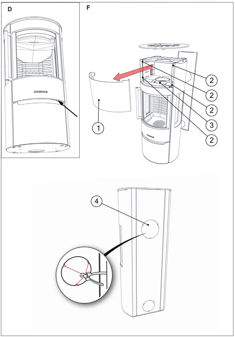 WIKING LUMA 1 Wall Mounted Heater - Fig 3
