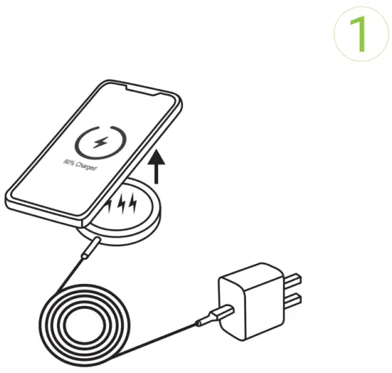 OtterBox OBFTC 0094 A Wireless Charging Pad - Charging