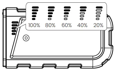 LOFTEK G21 Nova Power Jump Starter - button