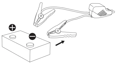 LOFTEK G21 Nova Power Jump Starter - clamps