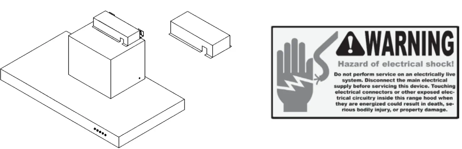 Vesta VRH COPENHAGEN 30 Copenhagen 800cm Wall Mounted Range Hood - fig 8