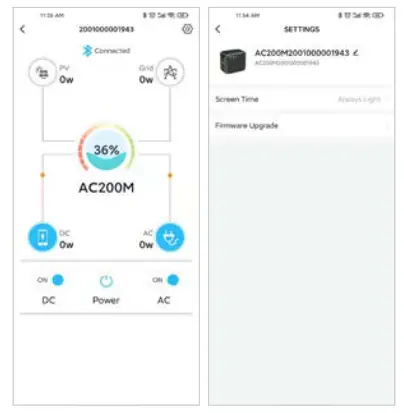 BLUETTI AC200MAX Portable Power Station - App