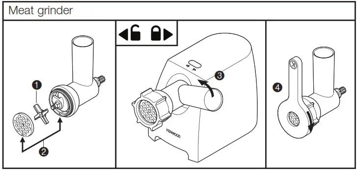 KENWOOD MG360 Meat Grinder - Product Overview 3