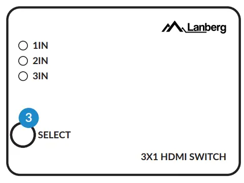 Lanberg SWV HDMI-0005 HDMI Switch - 1