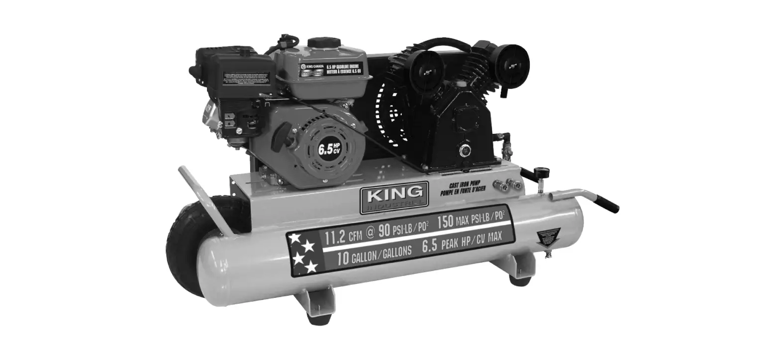 King Industrial Kc-6510g2 10 Gallon 6.5 Hp Gas Wheelbarrow Air Compressor Instruction Manual King Industrial Kc-6510g2 10 Gallon 6.5 Hp Gas Wheelbarrow Air Compressor Instruction Manual
