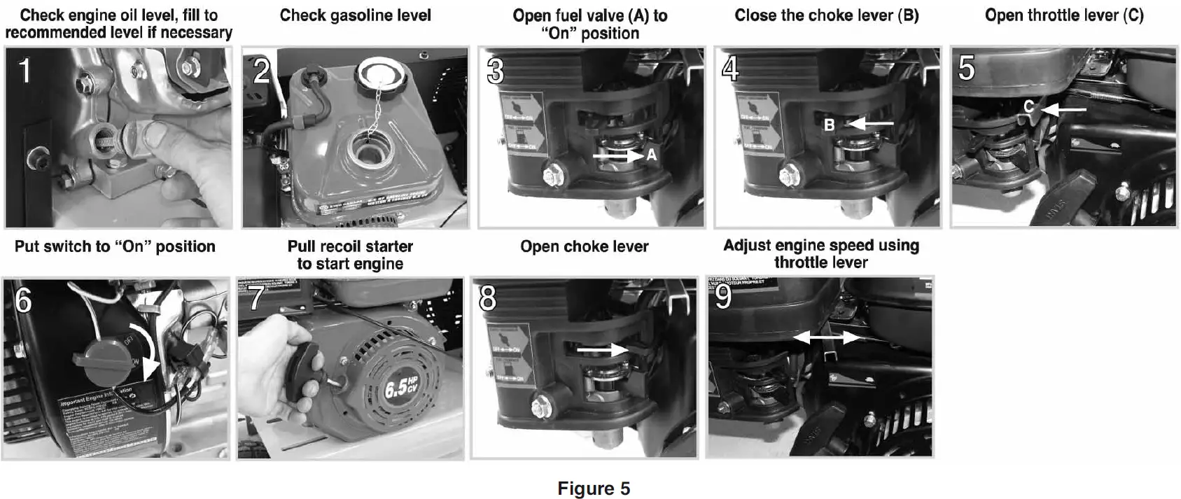 KING-INDUSTRIAL-KC-6510G2-10-Gallon-6.5-Hp-Gas-Wheelbarrow-Air-Compressor-FIG-5