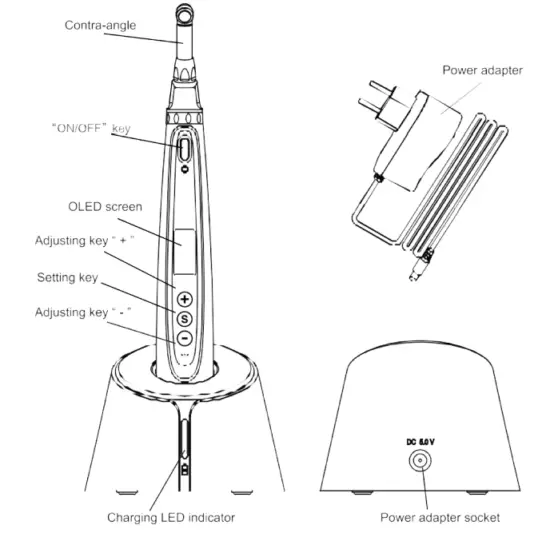 Beyes ApexPilot G1 Endo Motor - Diagram of components