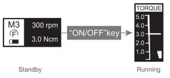 Beyes ApexPilot G1 Endo Motor - Start and stop operation