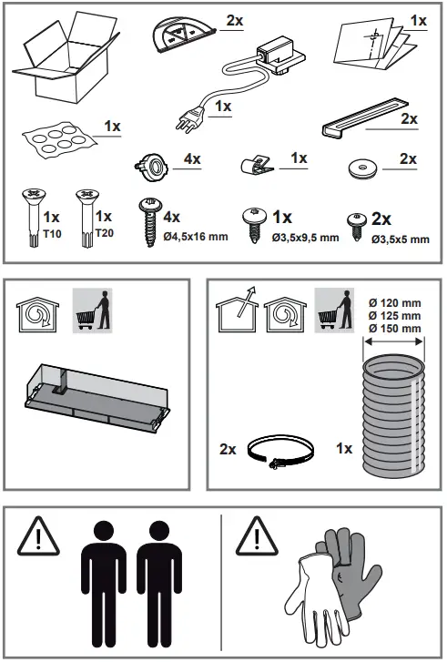 Bauknecht-BAHTT-55-LM-G-Extractor-Hood-Stainless-Steel-fig-1