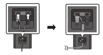 SAMSUNG Wireless Rear Speaker Kit Conneciting the SWA Sount 1