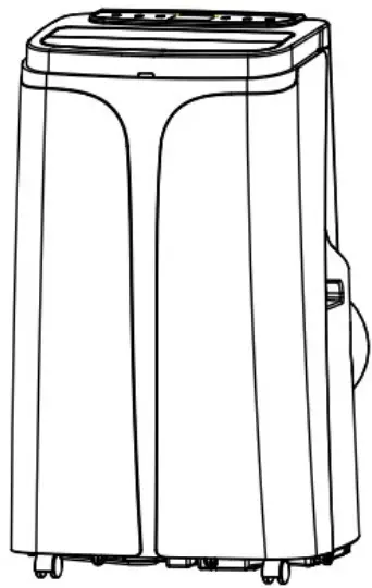 princess auto CLA018B Cool Living PORTABLE AIR CONDITIONER-fig1