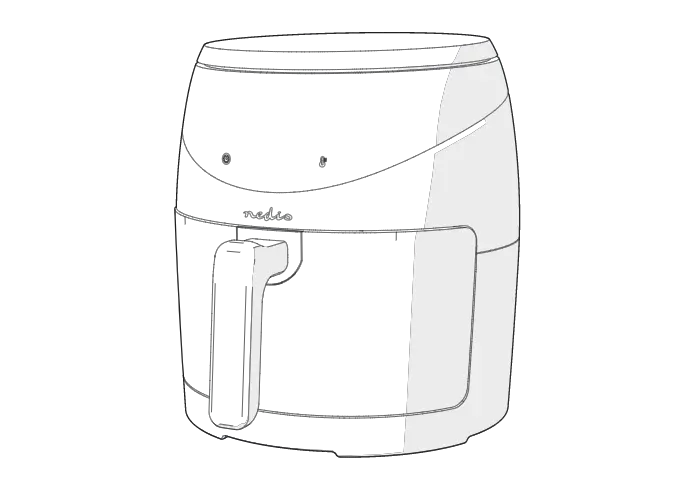 Nedis Kaaf250ebk Digital Hot Air Fryer User Manual Nedis Kaaf250ebk Digital Hot Air Fryer User Manual